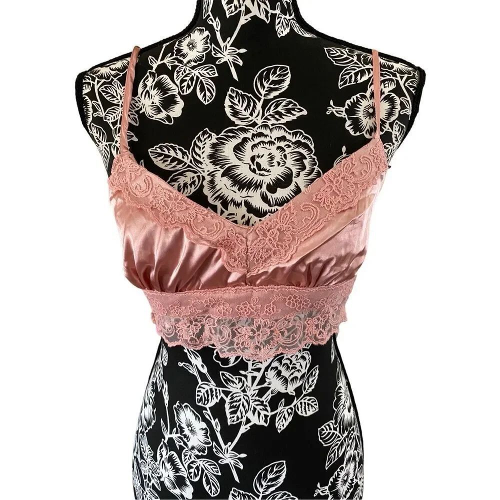Forever 21 Satin Lace Bralette Coquette Sexy Intimates Feminine